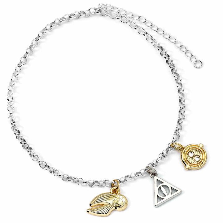 Harry Potter Silver Plated Charm Bracelet