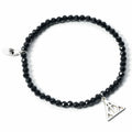 Harry Potter Stone Bracelet With Sterling Silver Deathly Hallows Charm collectible from Infinity Collectables 2026