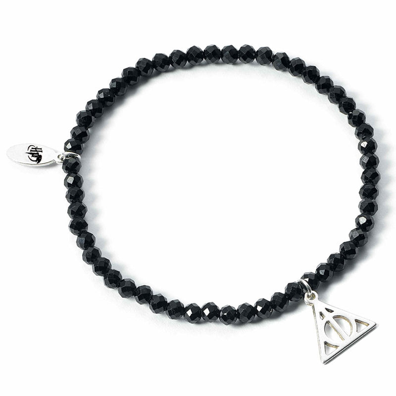 Harry Potter Stone Bracelet With Sterling Silver Deathly Hallows Charm collectible from Infinity Collectables 2026