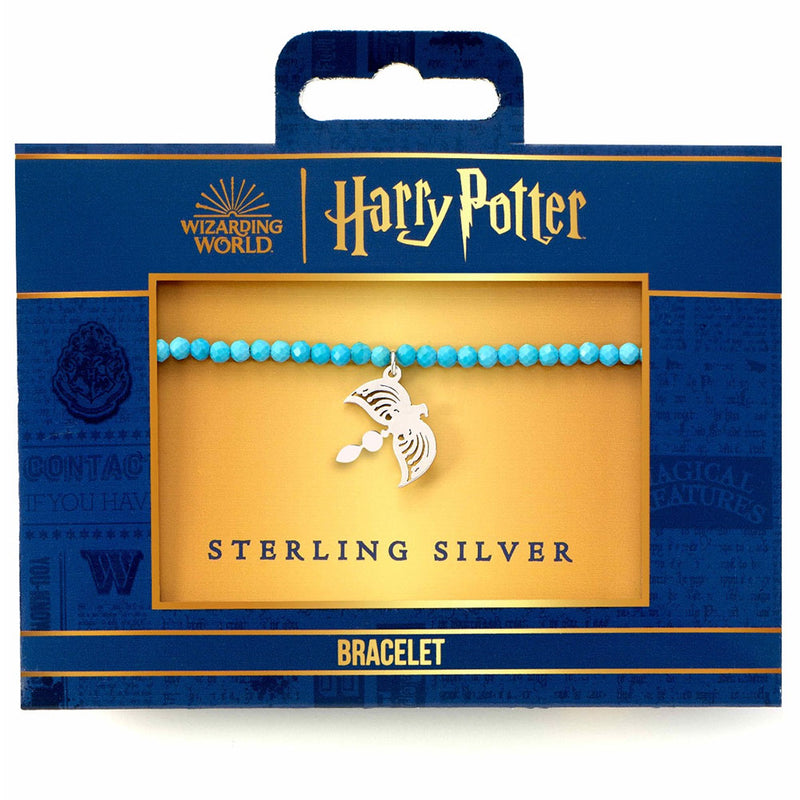 Harry Potter Stone Bracelet With Sterling Silver Diadem Charm, alternate view