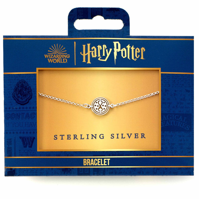 Harry Potter Sterling Silver Time Turner Charm Bracelet, alternate view
