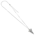 The Lord Of The Rings Silver Plated Evenstar Necklace, side angle