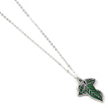 The Lord Of The Rings Silver Plated Necklace Leaf Of Lorien, alternate view