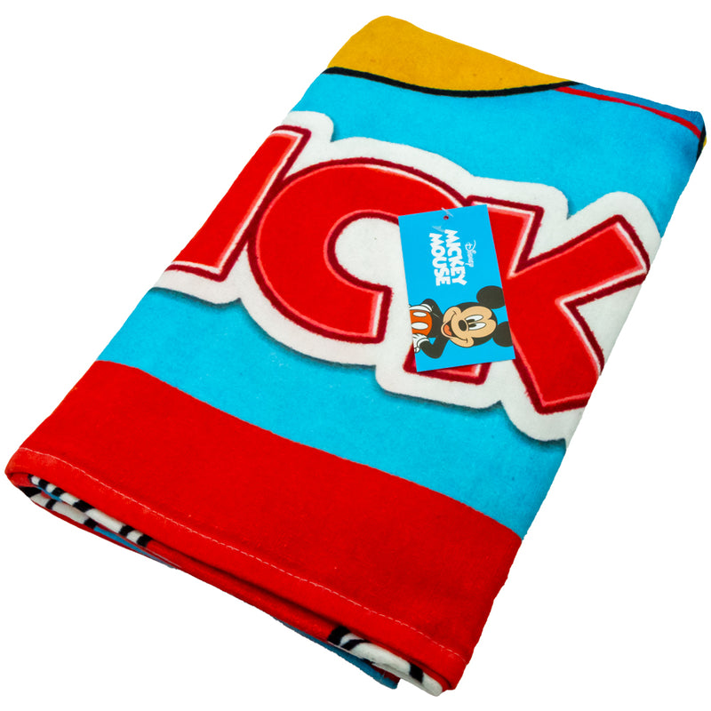 Mickey Mouse Towel, side angle