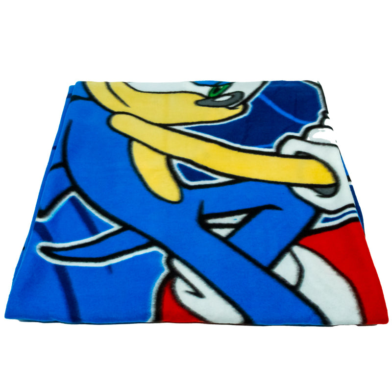 Sonic The Hedgehog Fleece Blanket, alternate view