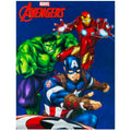 Avengers Fleece Blanket, side angle