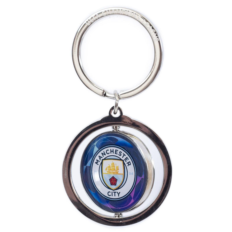 Manchester City FC UCL Spinner Keyring collectible from Infinity Collectables 2026