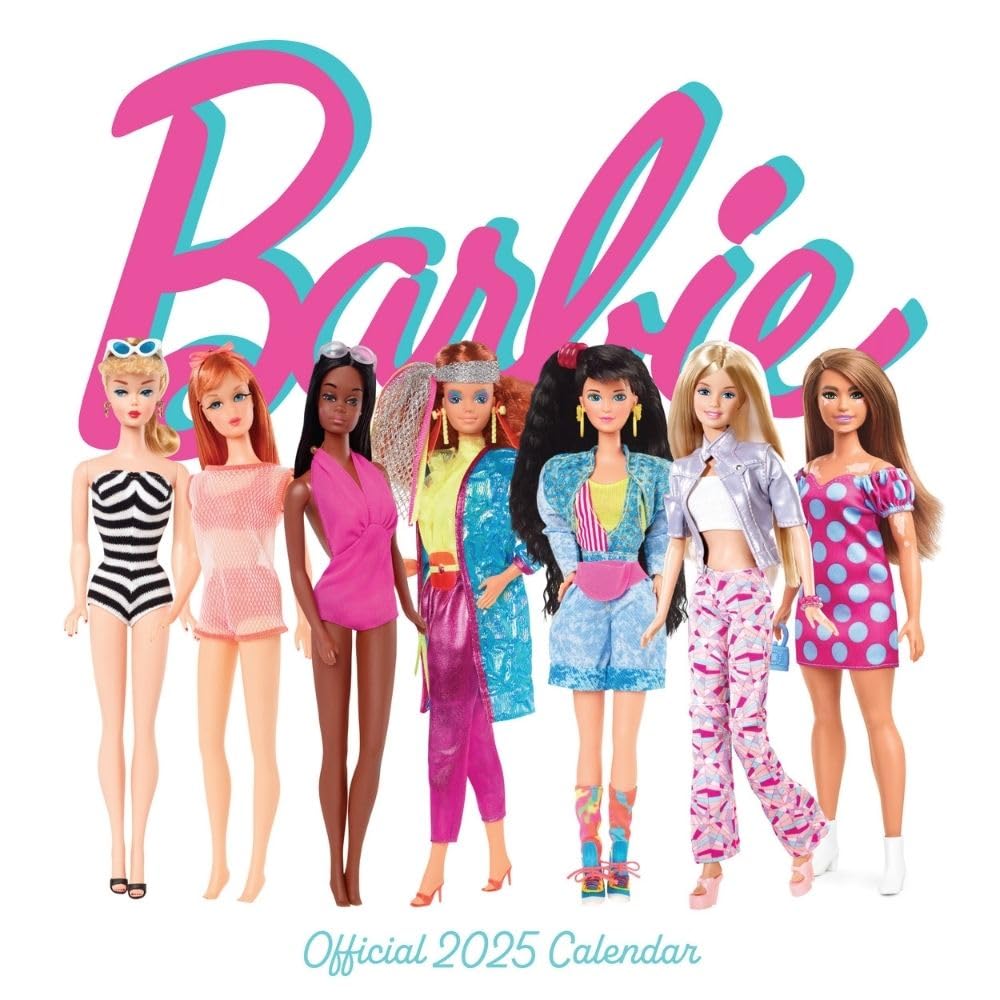 Barbie The Movie Square 2025 Calendar