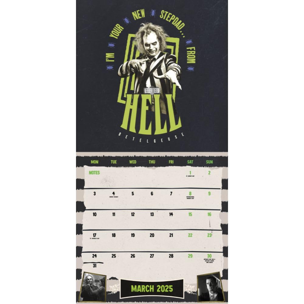 Beetlejuice, Beetlejuice Square 2025 Calendar