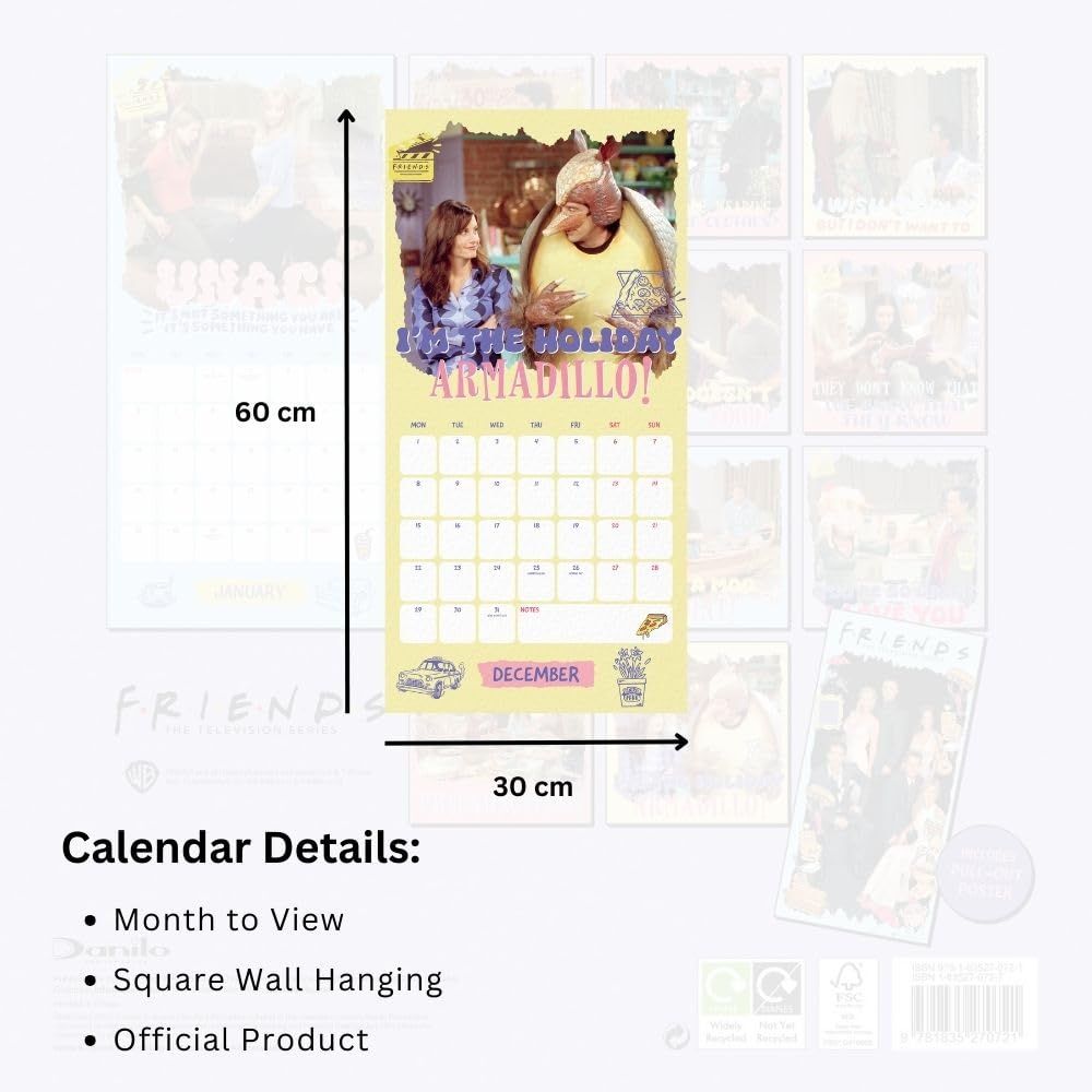 Friends Square 2025 Calendar