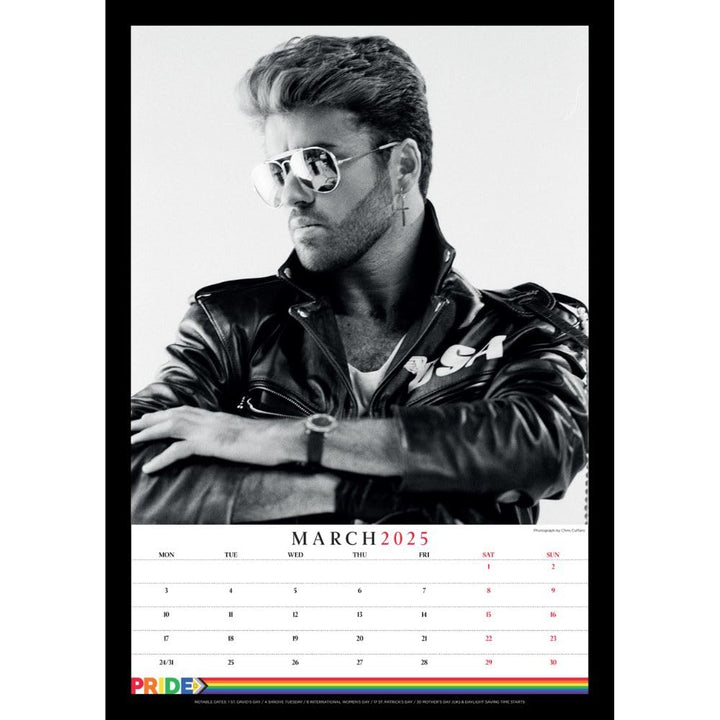 George Michael A3 2025 Calendar