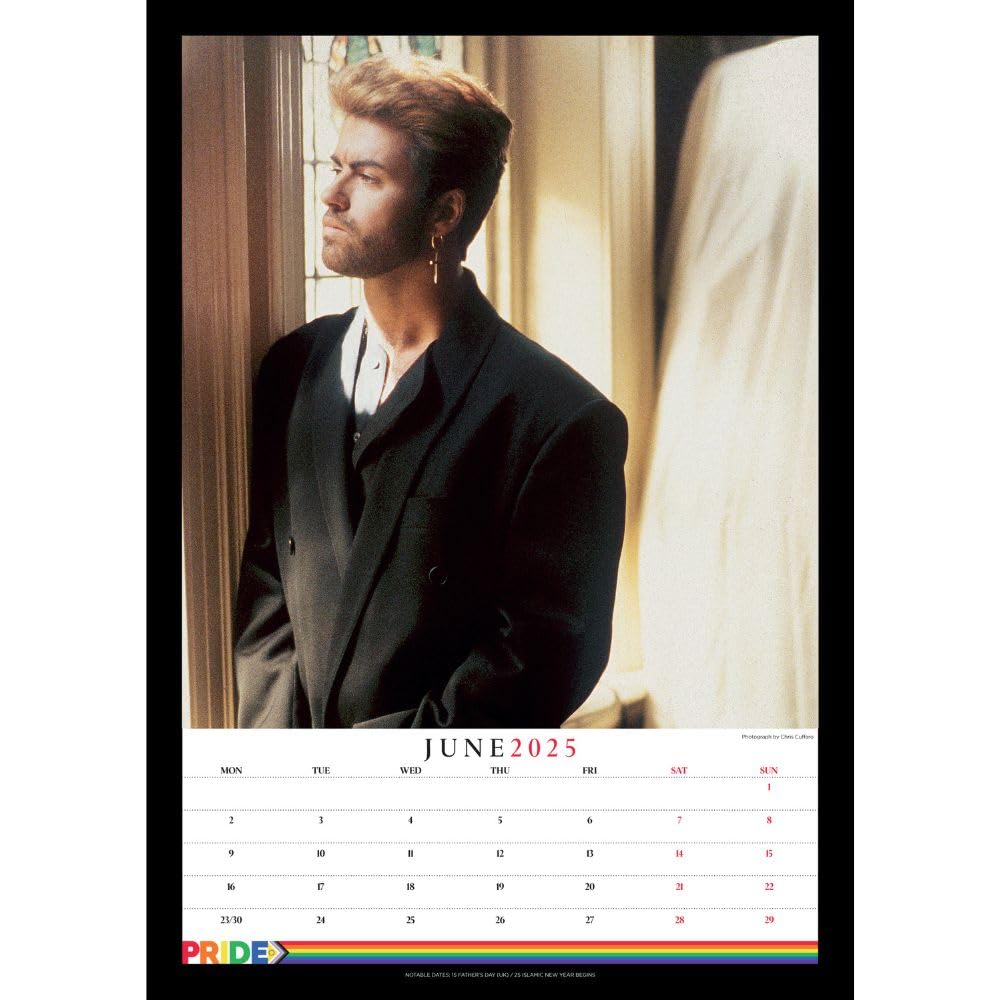 George Michael A3 2025 Calendar