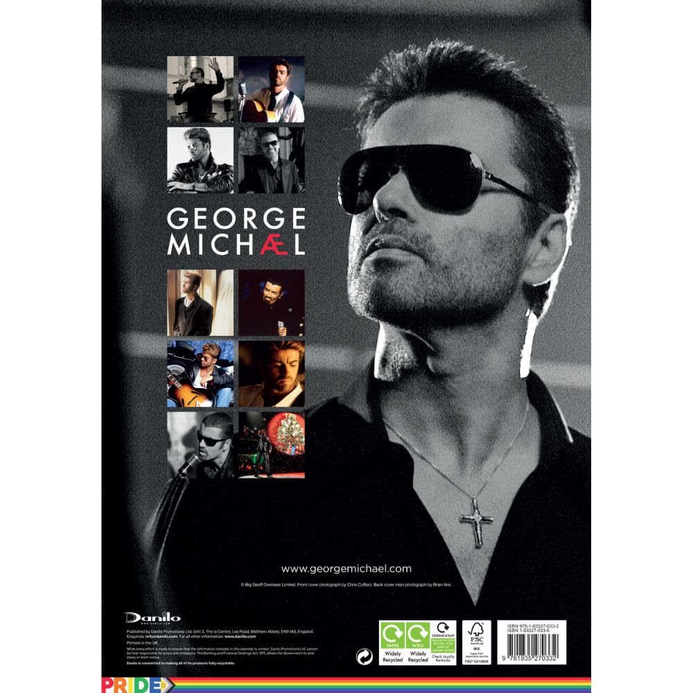 George Michael A3 2025 Calendar