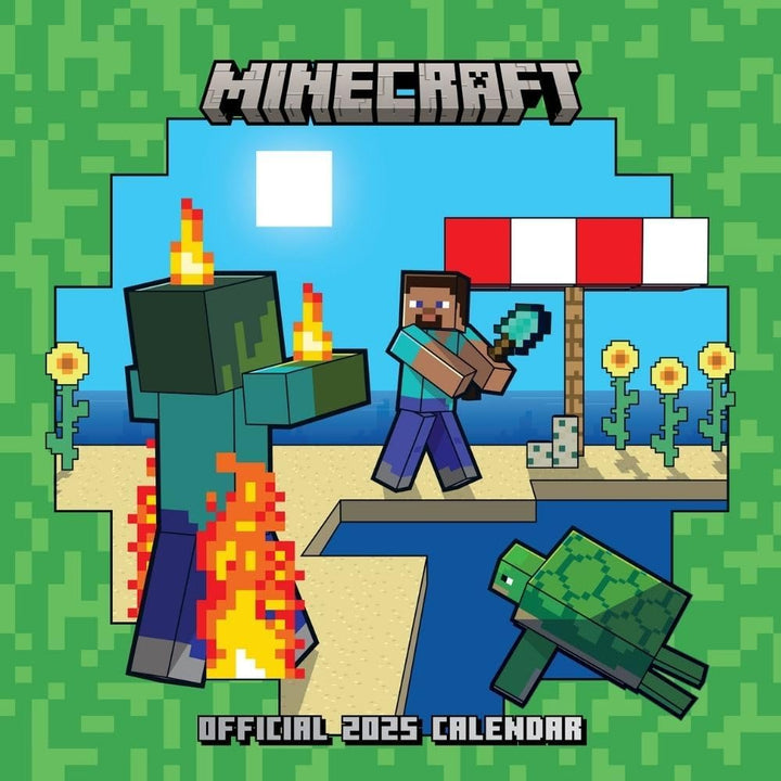 Minecraft Square 2025 Calendar