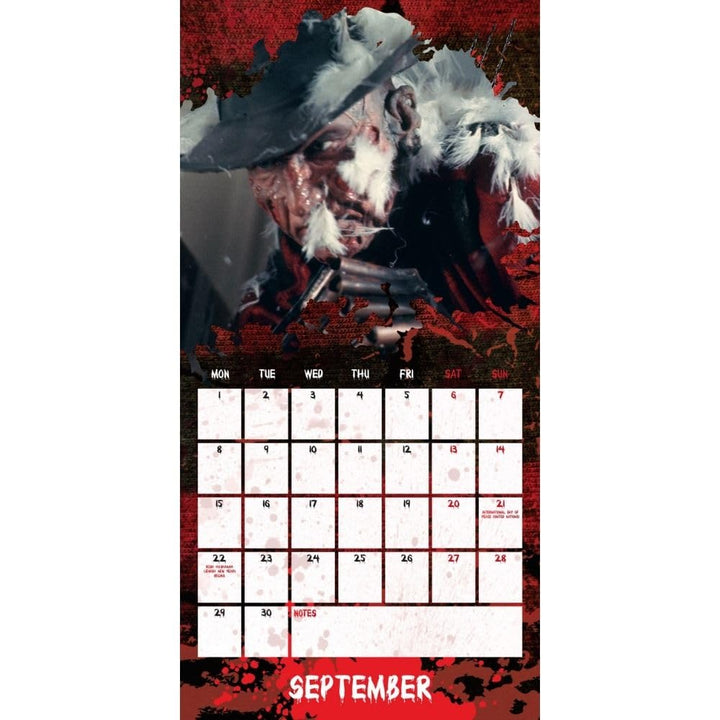 A Nightmare on Elm Street Square 2025 Calendar