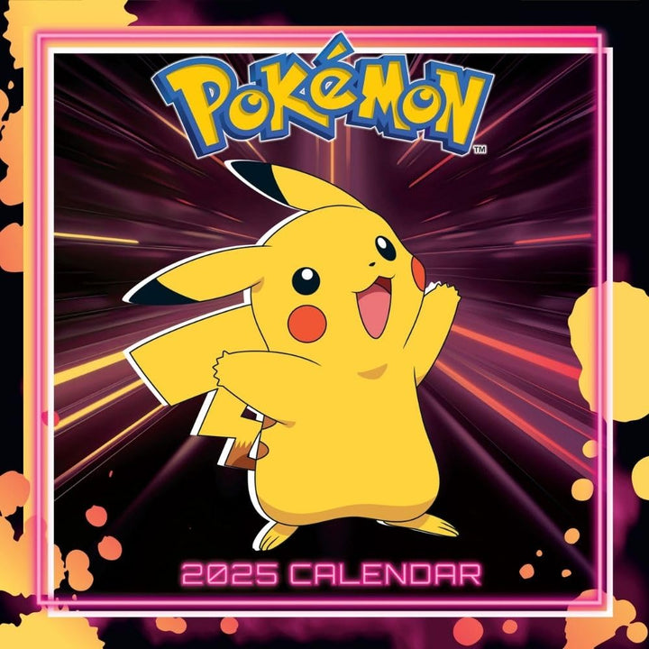 Pokemon Square 2025 Calendar