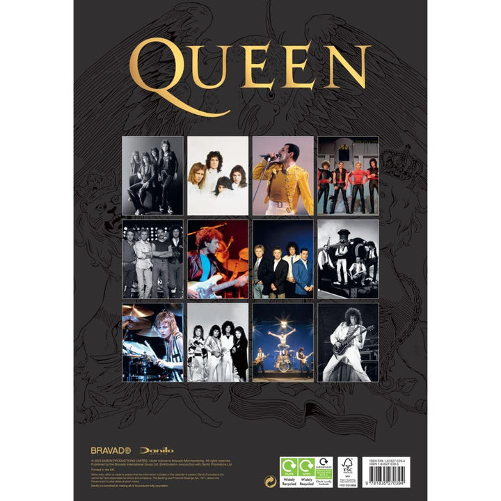 Queen A3 2025 Calendar