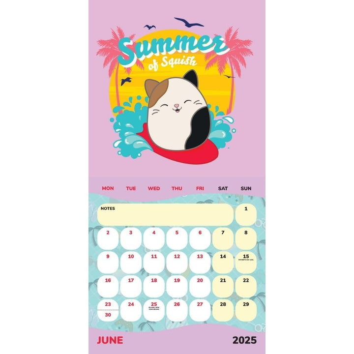 Squishmallows Square 2025 Calendar