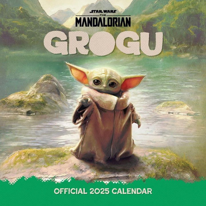 Star Wars: The Mandalorian Grogu Square 2025 Calendar