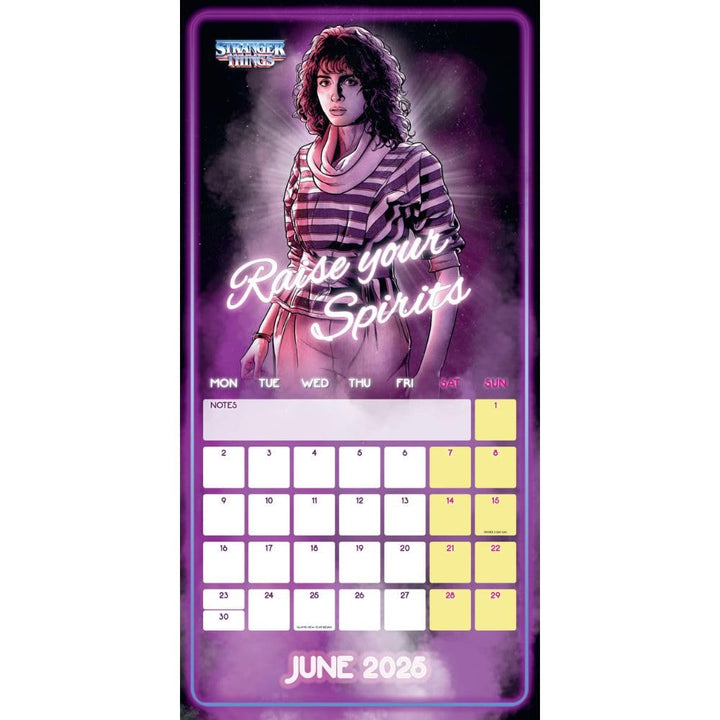 Stranger Things Square 2025 Calendar