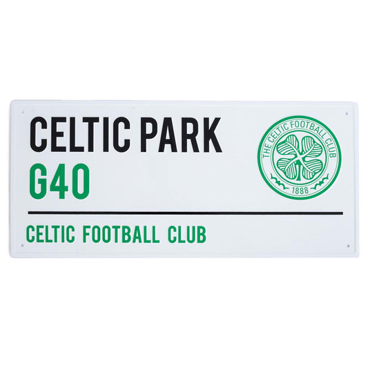 Celtic FC White Street Sign collectible from Infinity Collectables 2026