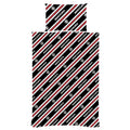 Manchester United FC Stripe Single Duvet Set, alternate view
