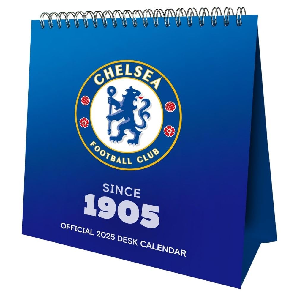 Chelsea FC Desktop 2025 Calendar