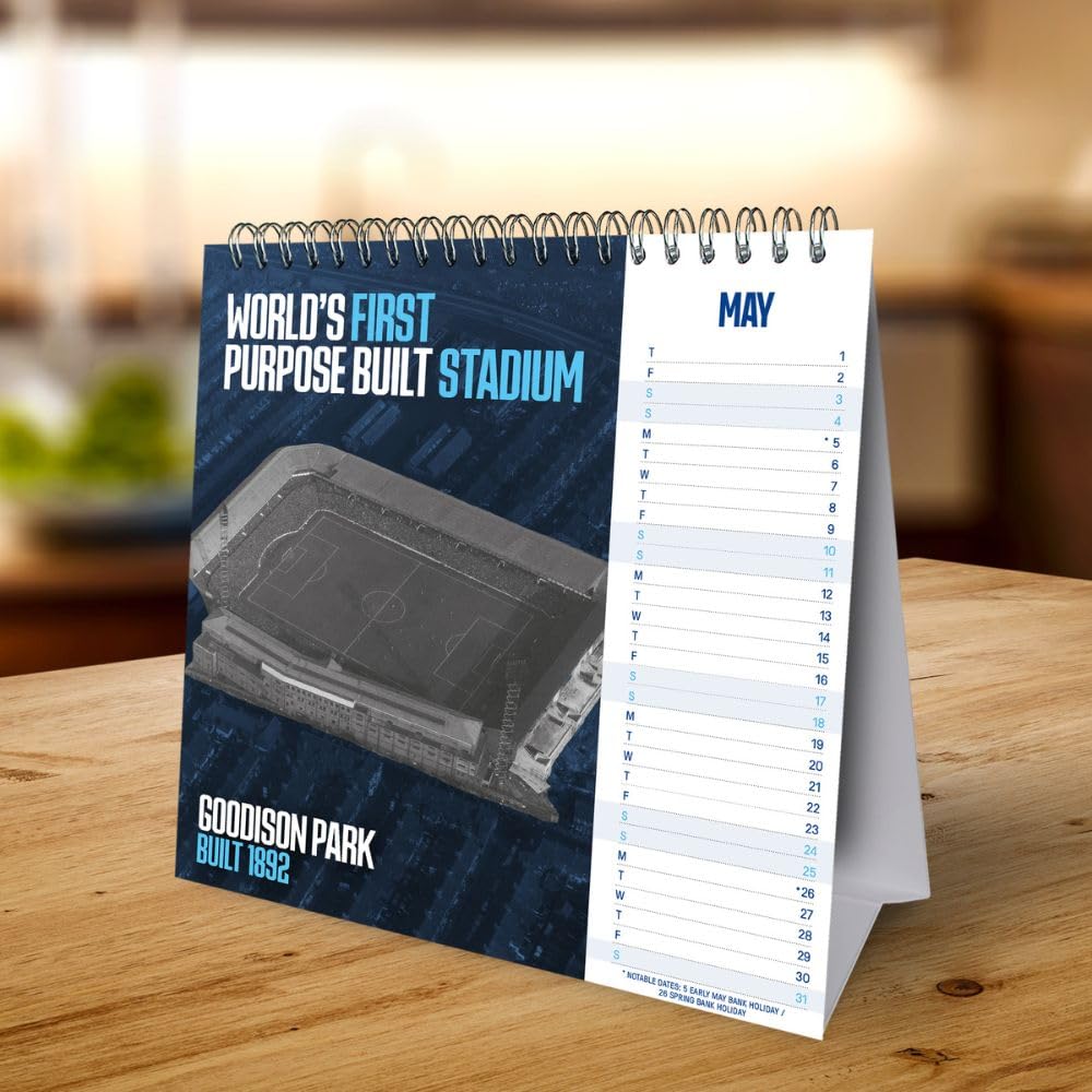 Everton FC Desktop 2025 Calendar