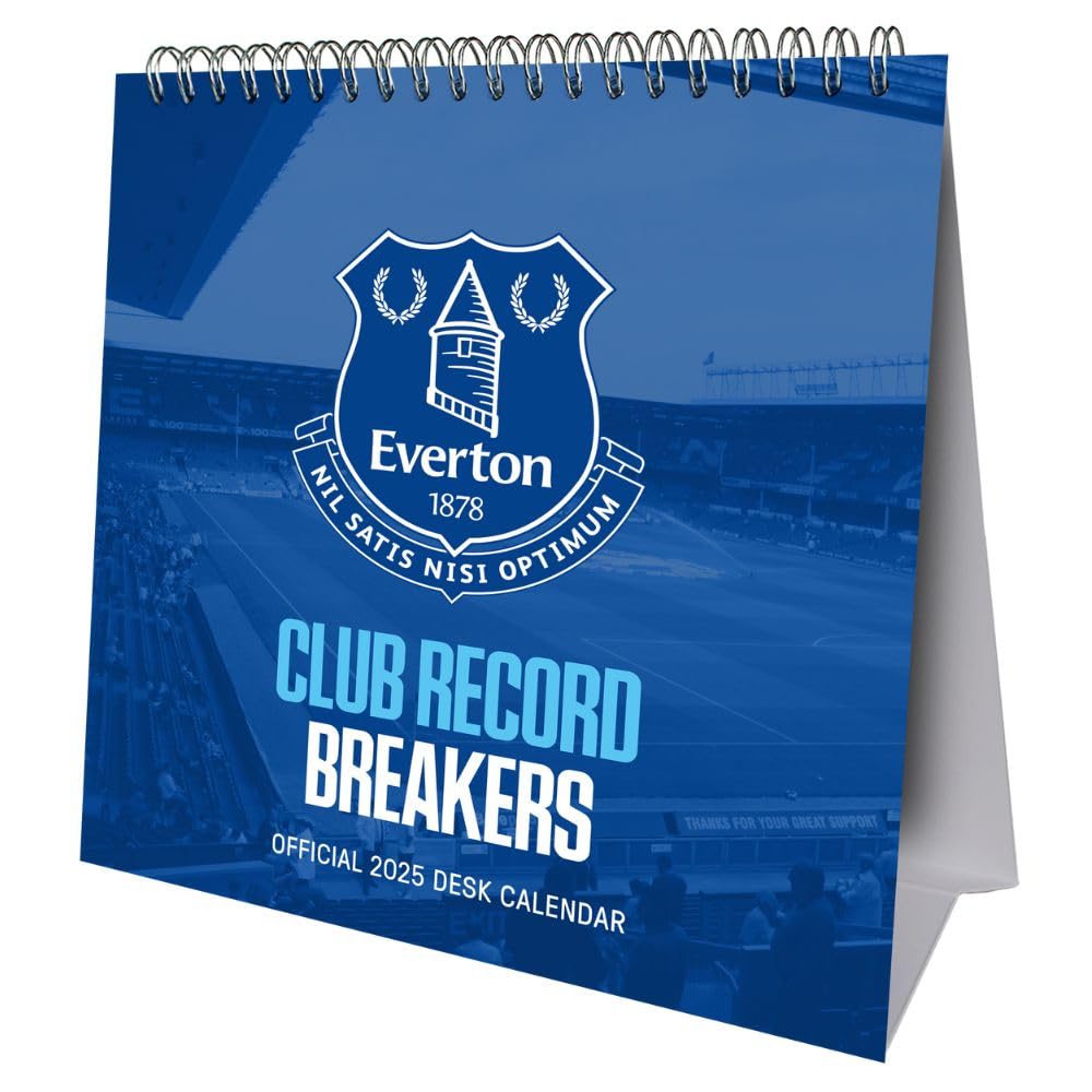 Everton FC Desktop 2025 Calendar