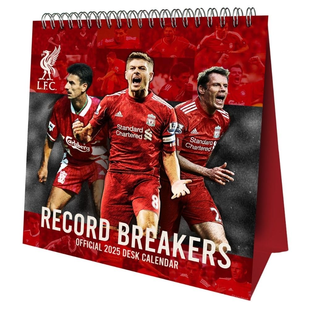 Liverpool FC Desktop 2025 Calendar