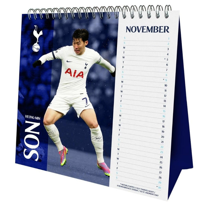 Tottenham Hotspur FC Desktop 2025 Calendar