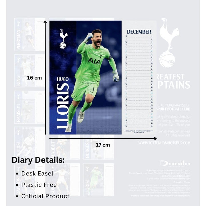 Tottenham Hotspur FC Desktop 2025 Calendar