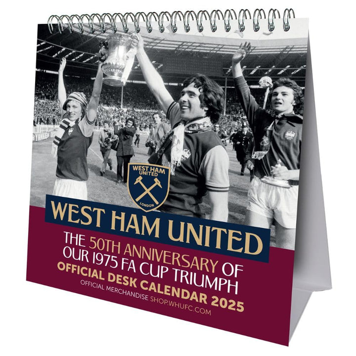 West Ham United FC Desktop 2025 Calendar