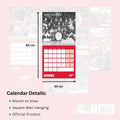 Arsenal FC Legends Square Calendar 2025