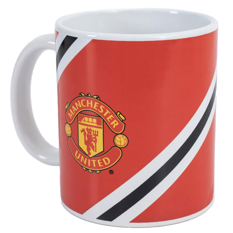 Manchester United FC Fan Bundle - Manchester United FC Core Stripe Mug