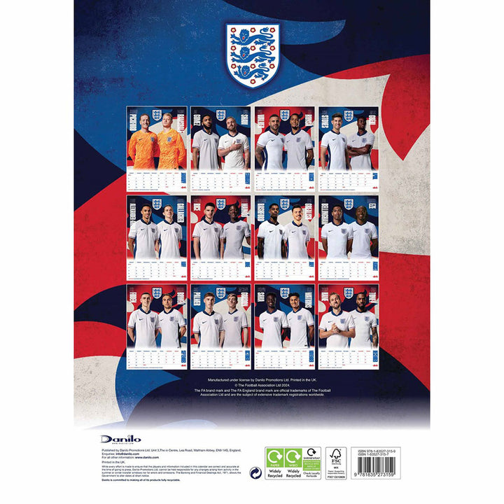 England FA A3 2025 Calendar