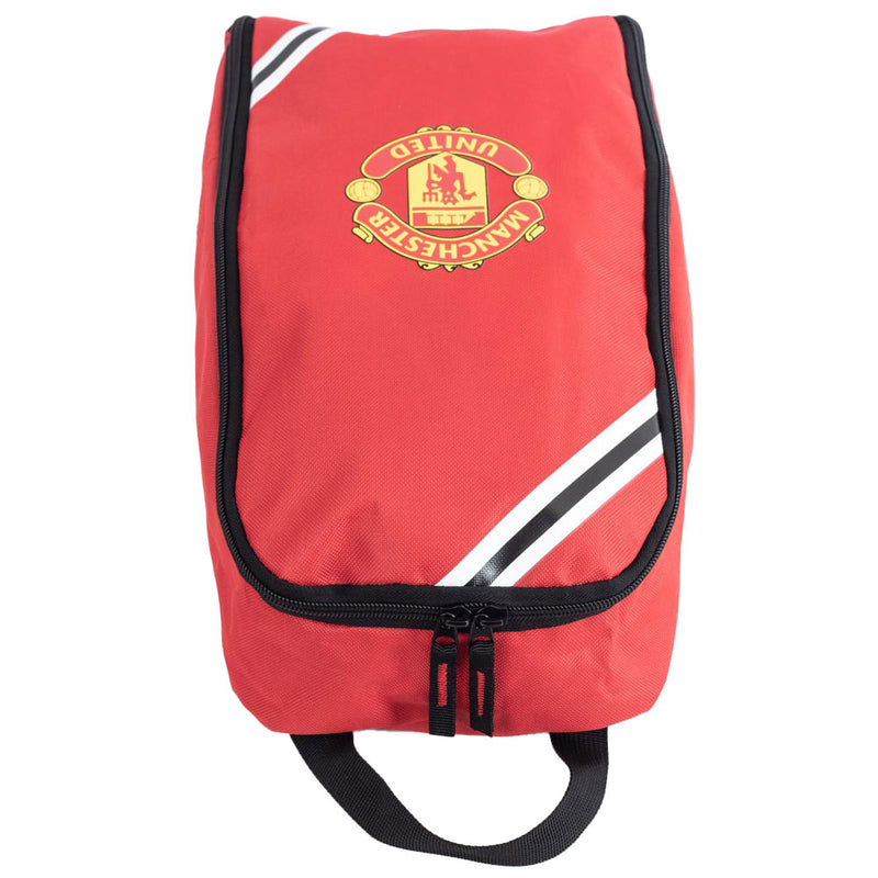 Manchester United FC Core Stripe Boot Bag, side angle
