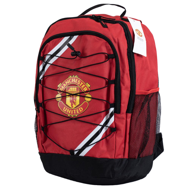 Manchester United FC Core Stripe Backpack, rear view