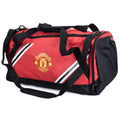 Manchester United FC Core Stripe Holdall, side angle