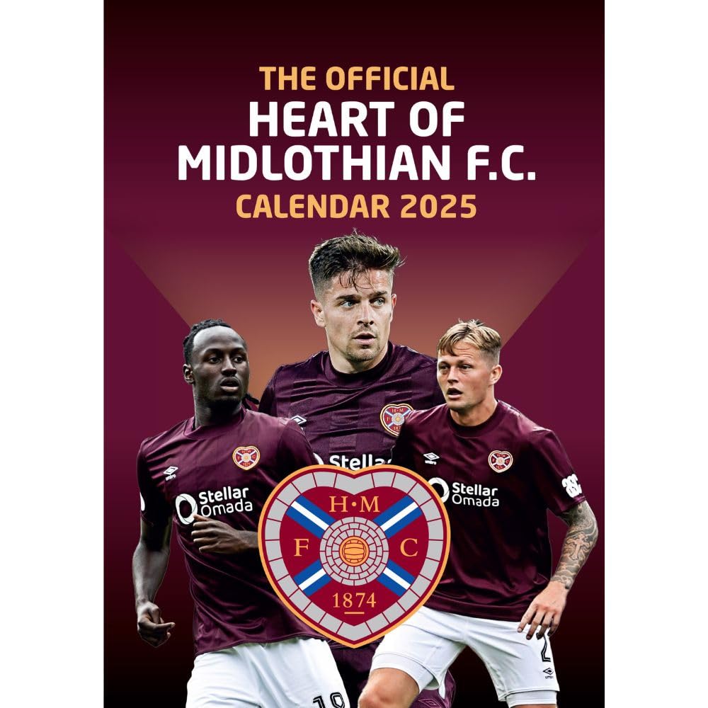 Hearts FC A3 2025 Calendar