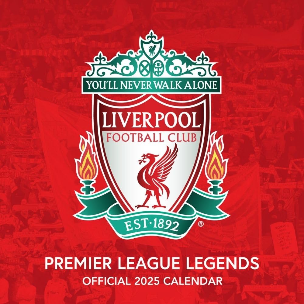 Liverpool FC Legends Square 2025 Calendar