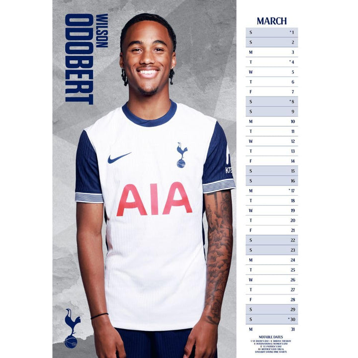 Tottenham Hotspur FC A3 2025 Calendar