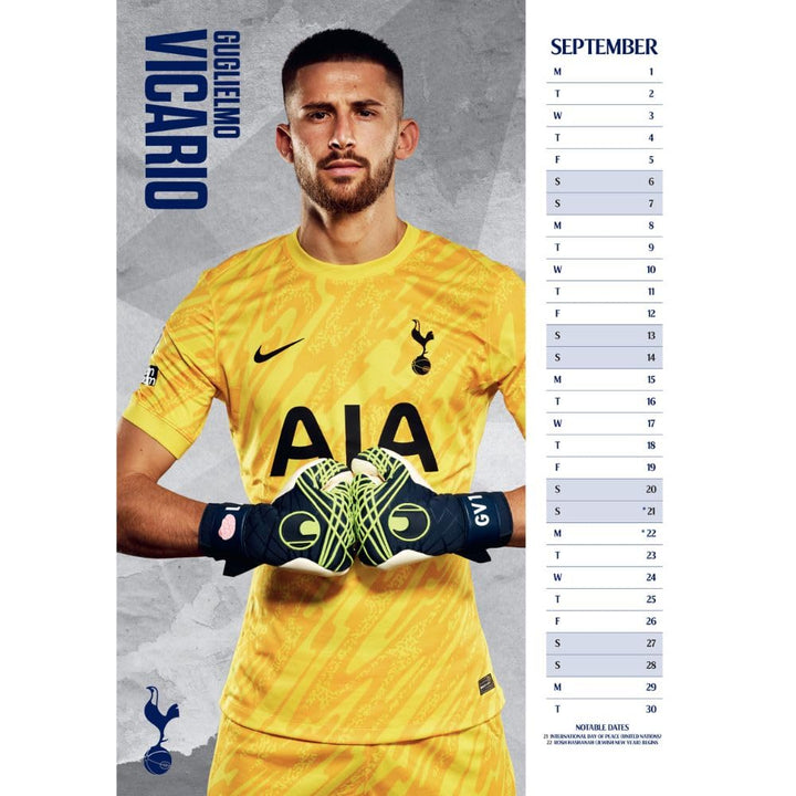 Tottenham Hotspur FC A3 2025 Calendar