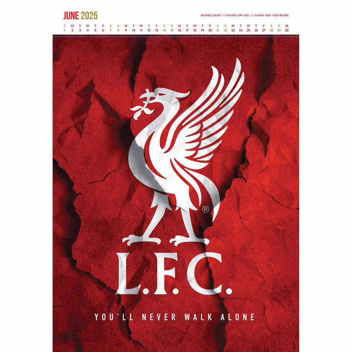 Liverpool FC Deluxe 2025 Calendar