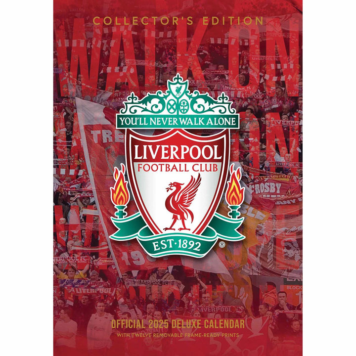 Liverpool FC Deluxe 2025 Calendar