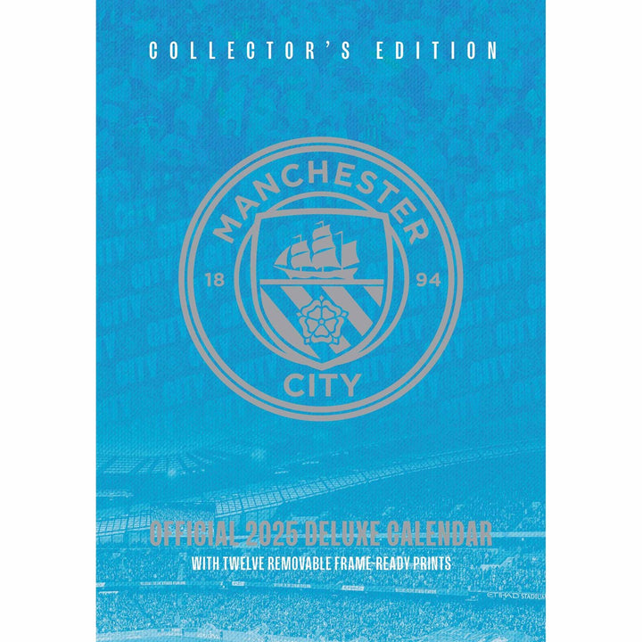 Manchester City FC Deluxe 2025 Calendar