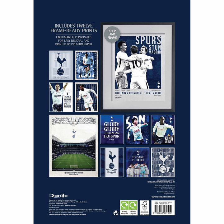 Tottenham Hotspur FC Deluxe 2025 Calendar