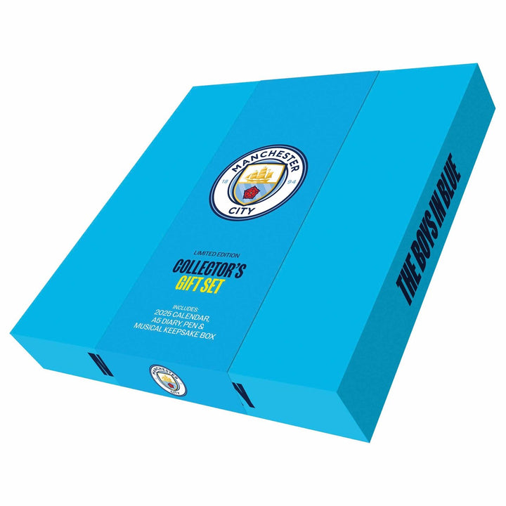 Manchester City FC 2025 Calendar & Diary Musical Gift Box