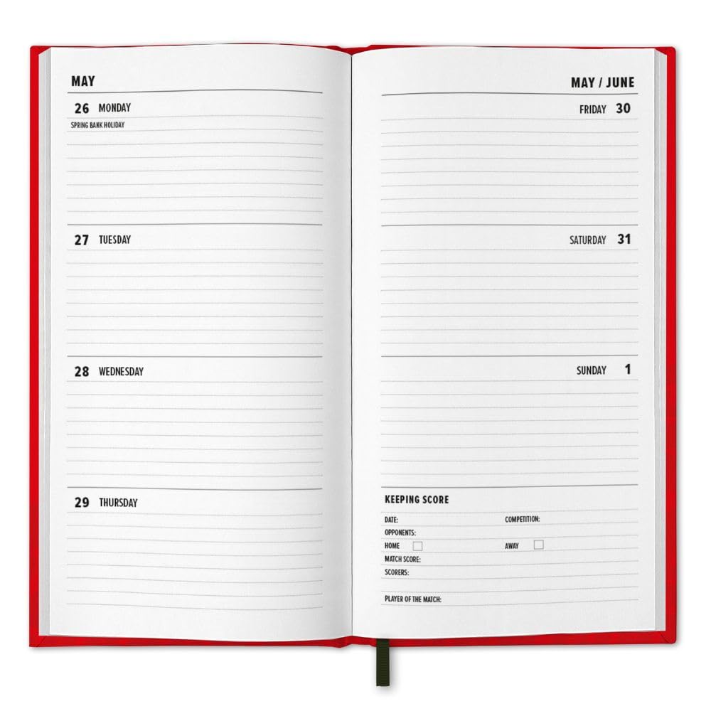 Arsenal FC Slim 2025 Diary