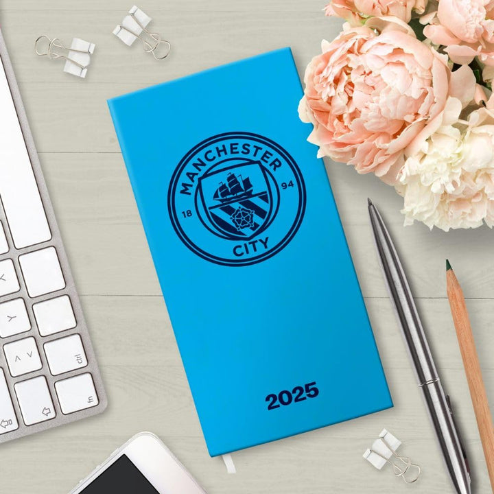 Manchester City FC Slim 2025 Diary